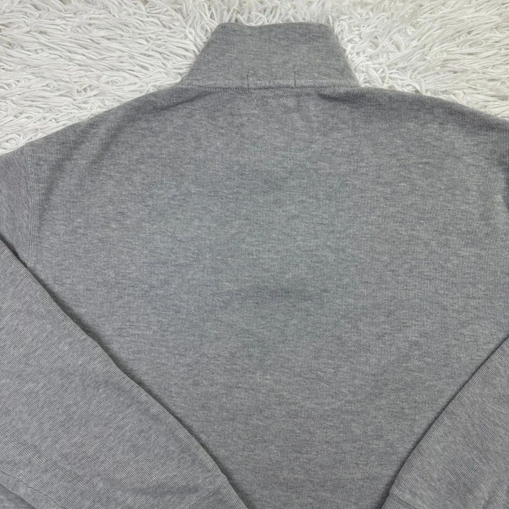 Polo Ralph Lauren Sweater Mens Extra Large Gray Estate Rib 100% Cotton Knit XL